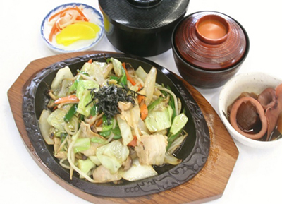 野菜炒め定食